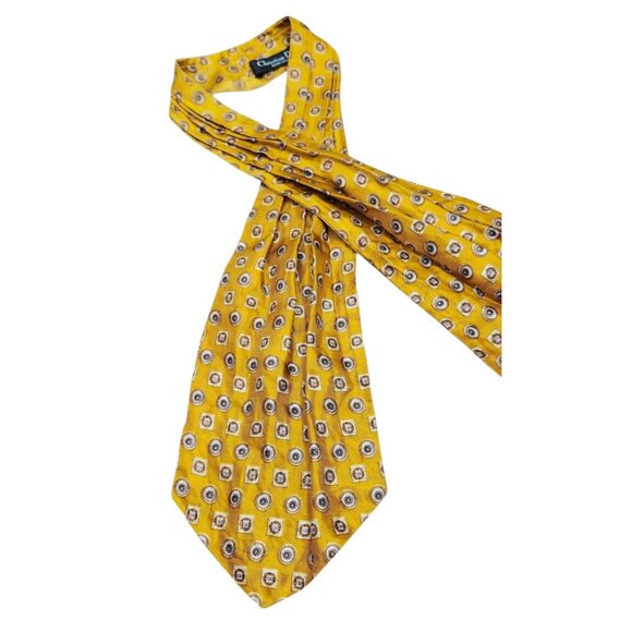 Christian Dior Vintage Tie Scarf Made in Italy - Picture 3 of 12